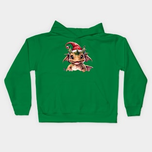 Santa Dragon Kids Hoodie